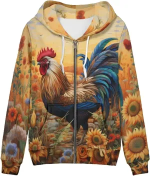 WELLFLYHOM Y2k Hoodie Women Zip Up Sweatshirt Long Sleeve Shirt Hooded Cardigan