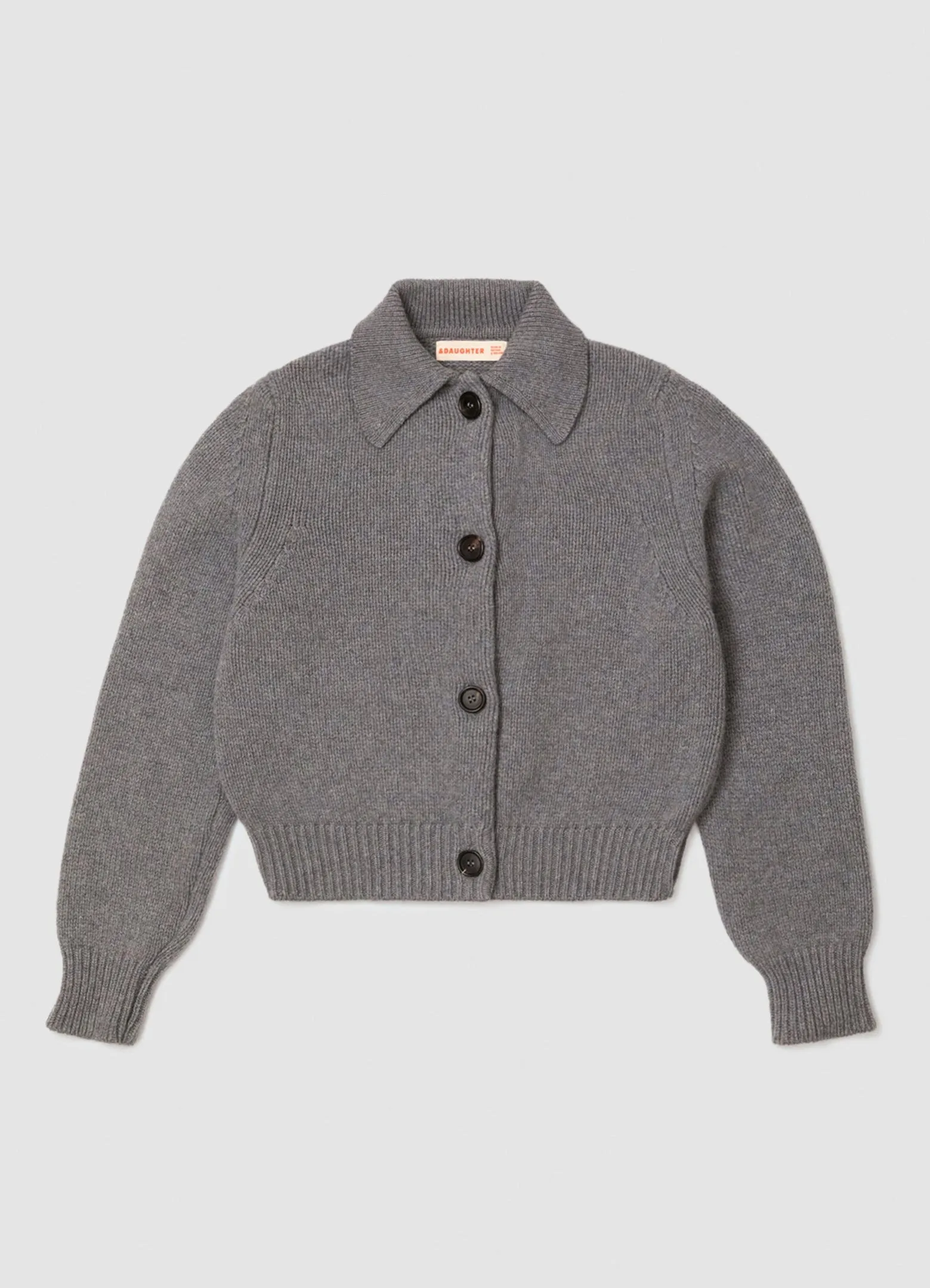 Winny Collared Jacket in Grey