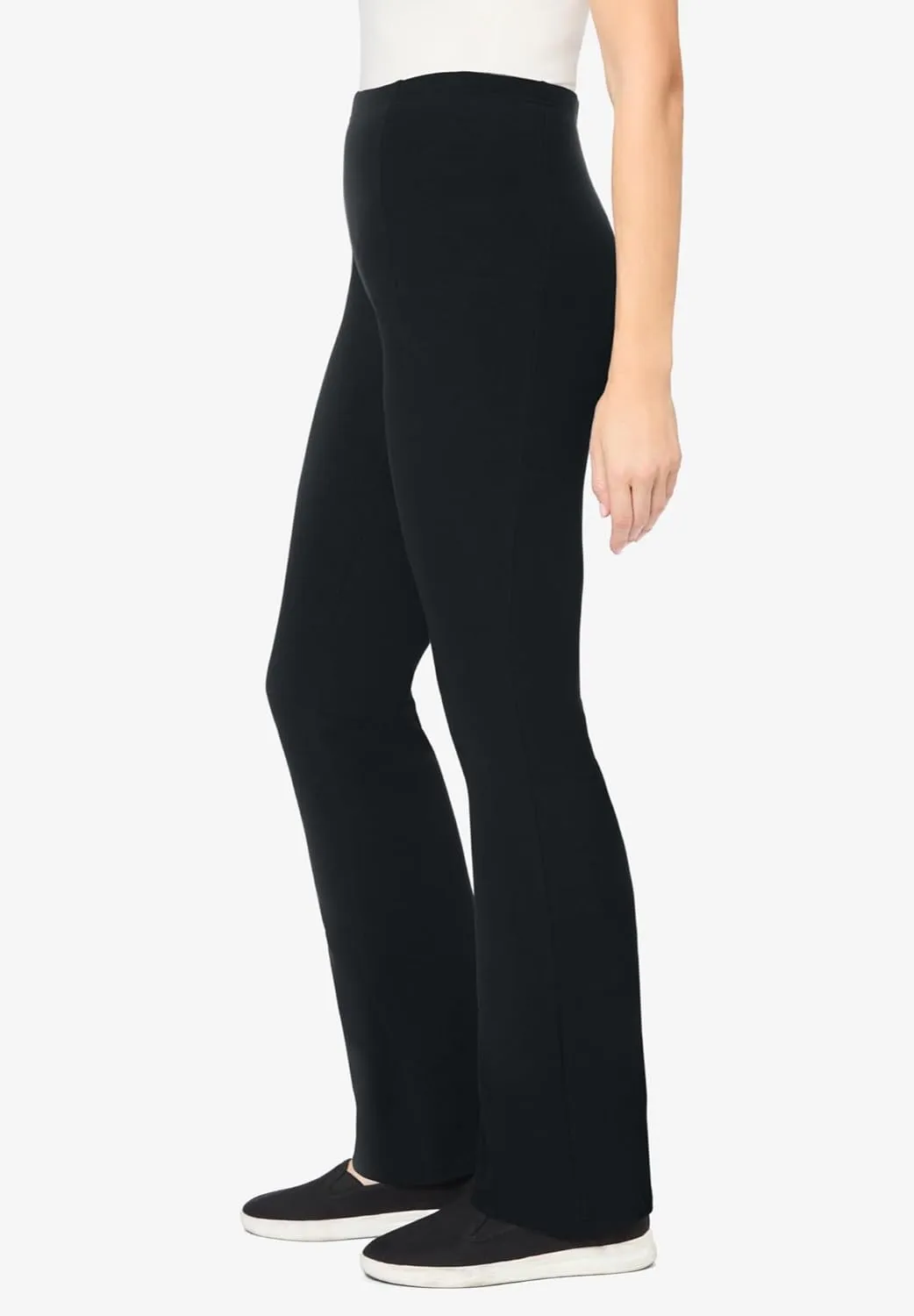 Woman Within Plus Size Pocket Bootcut Legging