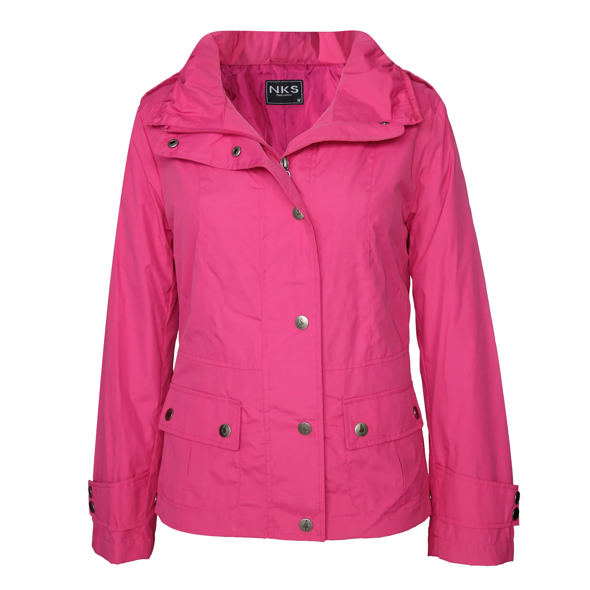 Women's Collared Lightweight Rainoff Jacket