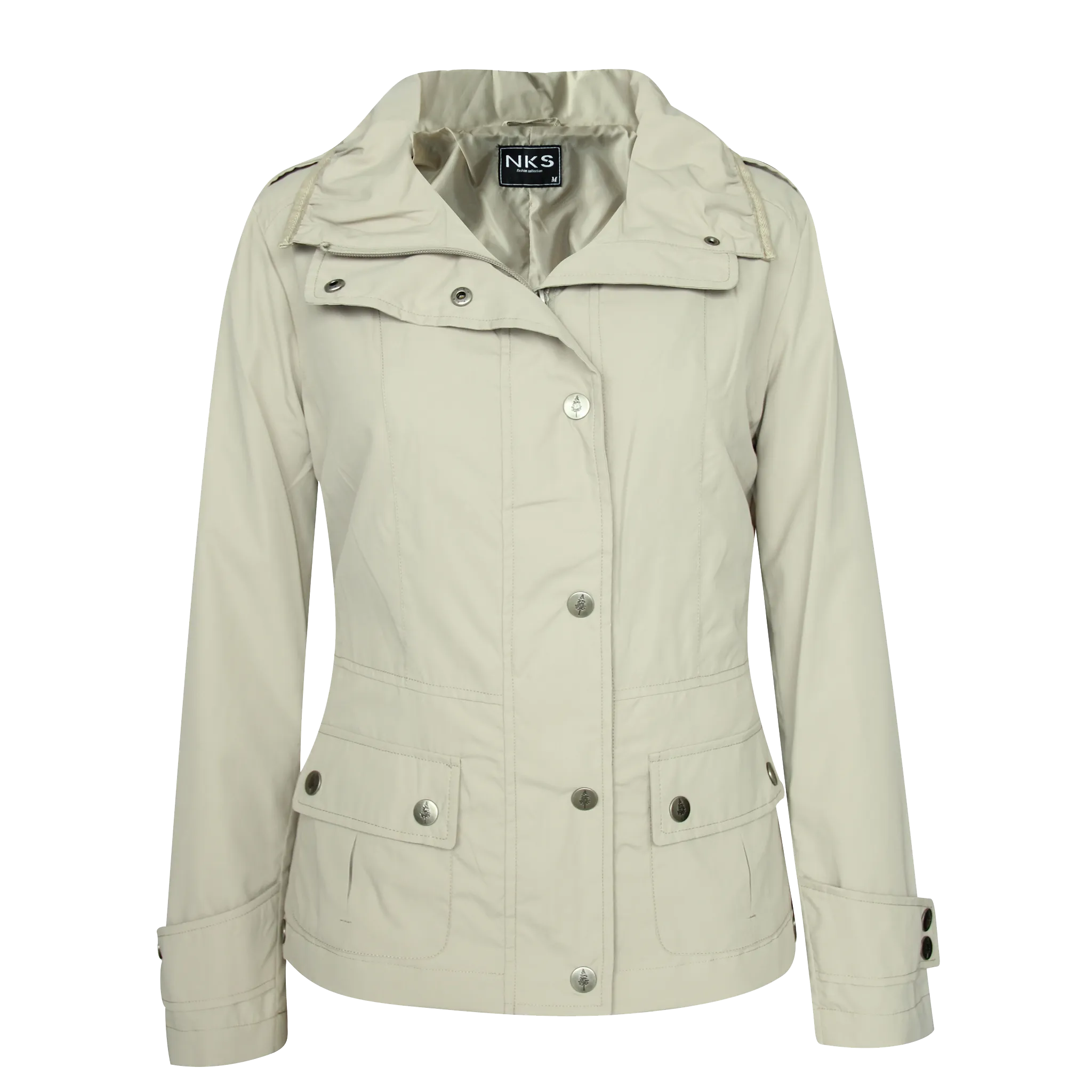 Women's Collared Lightweight Rainoff Jacket