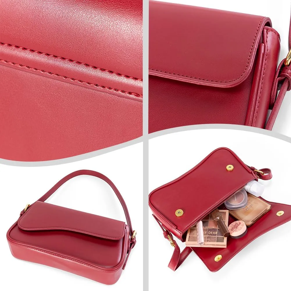 Womens Hobo Shoulder Bag Handbags Retro Evening Vegan Leather Underarm Bag Shoulder Tote Bags 2025