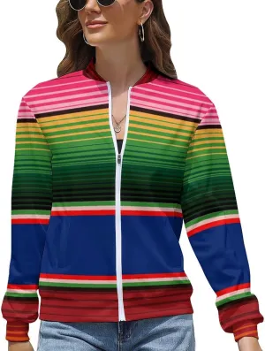 Women's Lightweight Athletic Jacket Zip Up Coat Long Sleeve Casual Sweatshirt