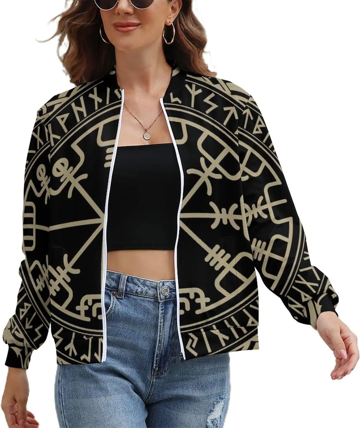 Women's Lightweight Athletic Jacket Zip Up Coat Long Sleeve Casual Sweatshirt