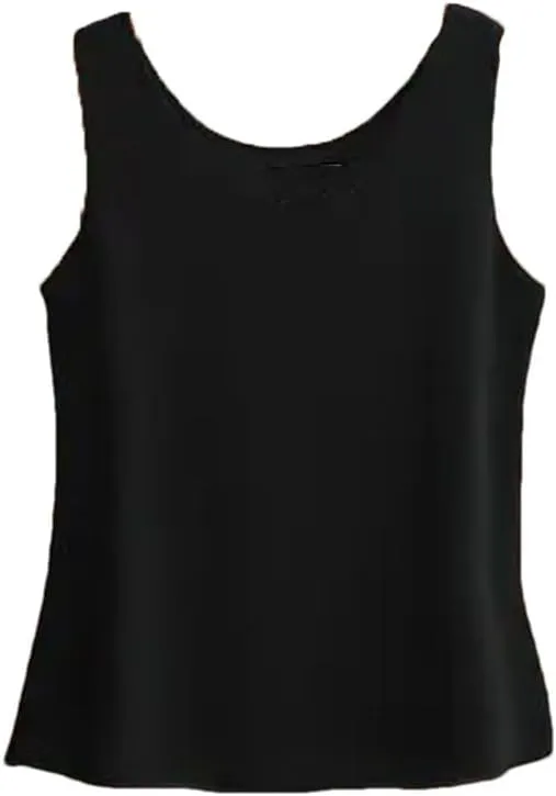Women's Sleeveless Tank Top Summer Chiffon Shirt Loose Lightweight Blouse Vest
