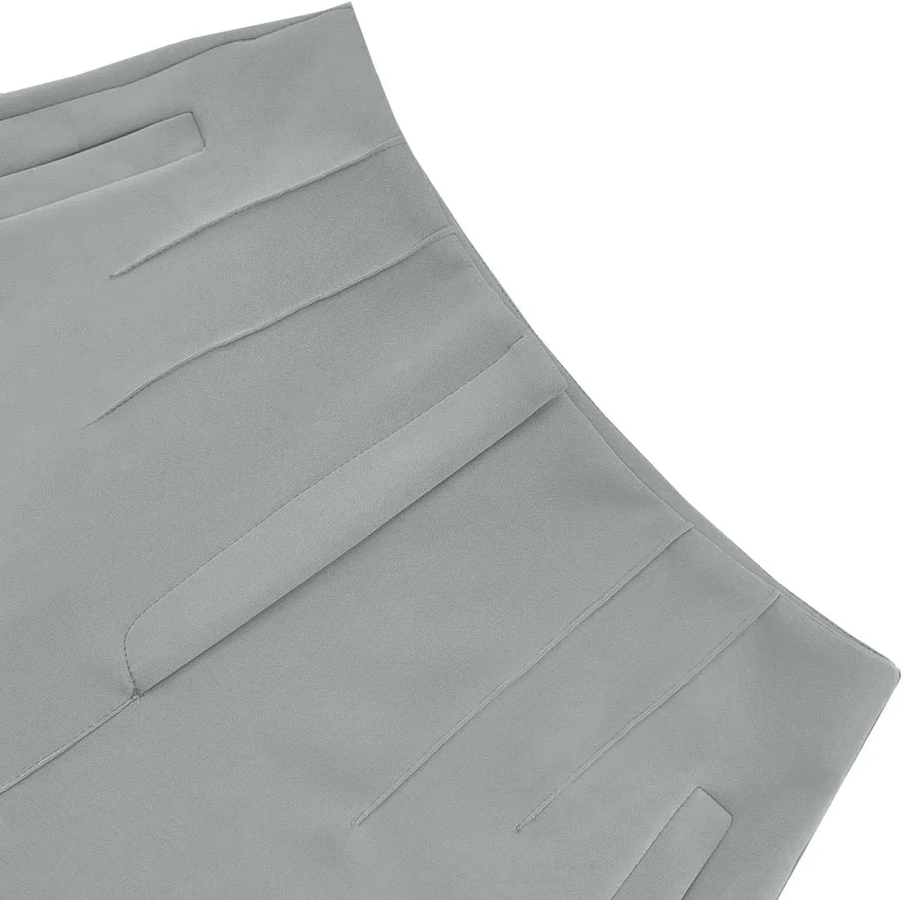 Womens Straight Leg Pants 2024 High Waisted Stretchy Business Casual Work Pants Dress Office Trousers with Pockets