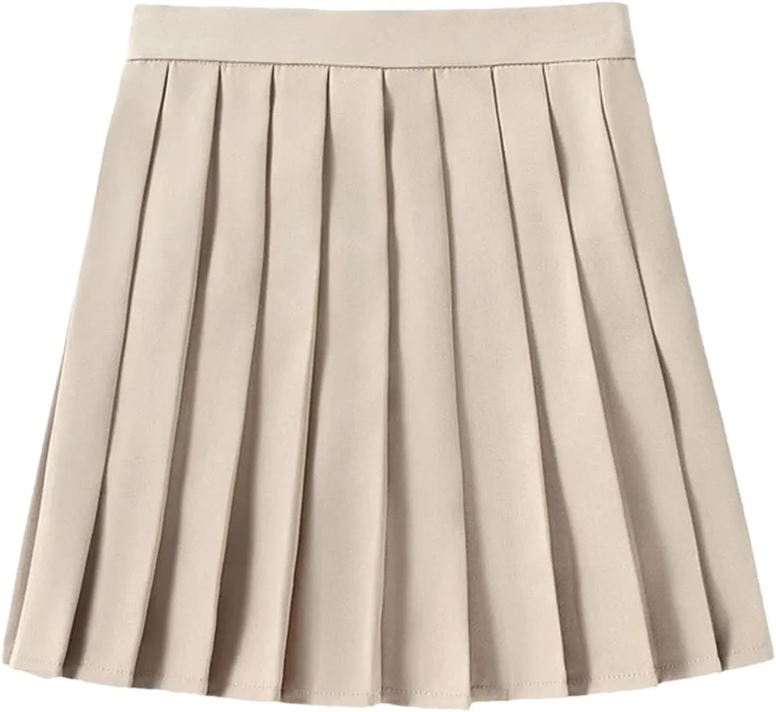 Womens Summer High Waist Skirts for Women Sexy Mini Skirts Casual Pleated Short Tennis Skirt