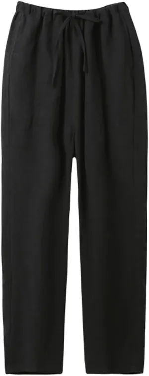 ZooBoo Martial Arts Harem Pants - Chinese Kung Fu Boho Hippie Baggy Buddha Yoga Balloon Trousers Clothing - Hemp and Cotton